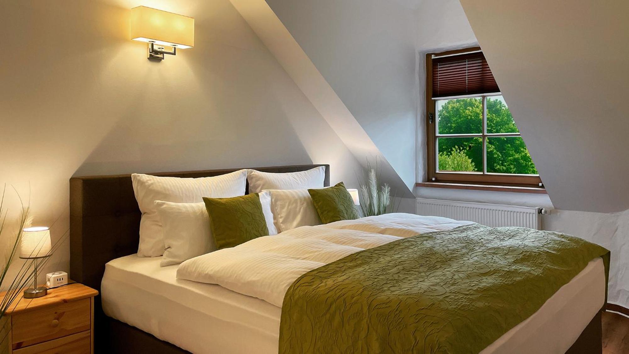 Naturnahe Gaestewohnung Im Heidelandhaus Henzendorf Neuzelle Extérieur photo